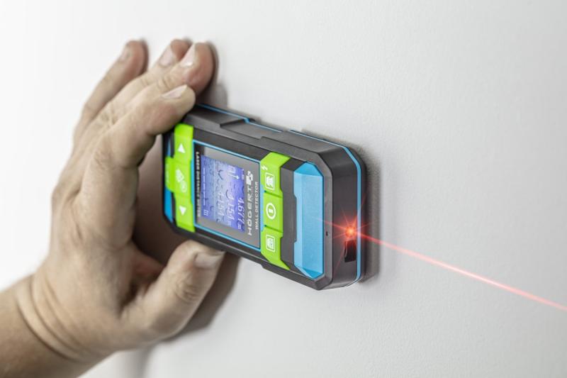 Hoegert Stud finder met laserafstandsmeter 40m 1208960474