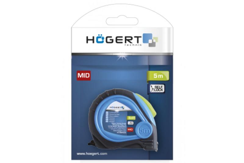 Hoegert Rolmaat 5 m x 19 mm MID-gecertificeerde teflon-gecoate band. 1208960485
