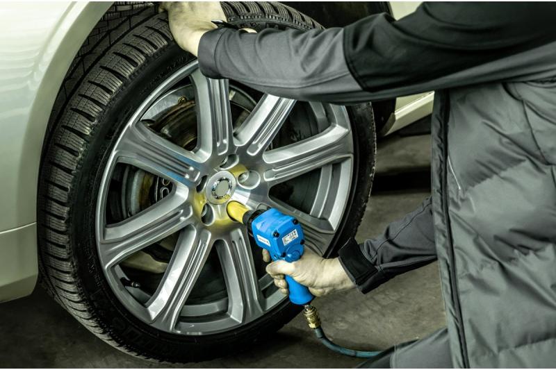 Hoegert Pneumatische slagmoersleutel mini 1/2" 610Nm Jumbo-hamer 1208960609