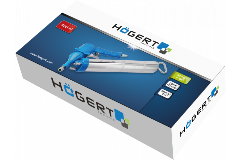 Hoegert Pneumatische vetspuit 400 ml 1208960629