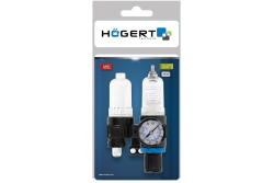Hoegert Luchtfilter met een regelaar en smeermiddel 1/4" 25/15 ml 1208960645