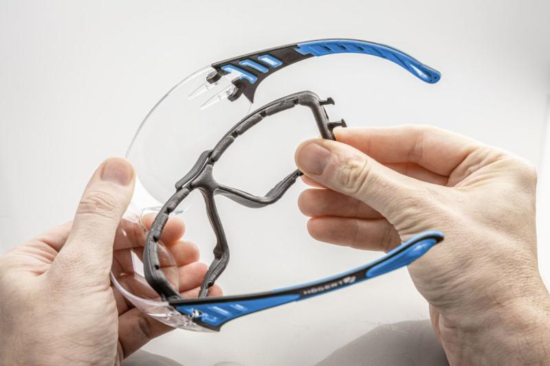 LOTZEN protective spectacles transparent/blue one size 1208960661