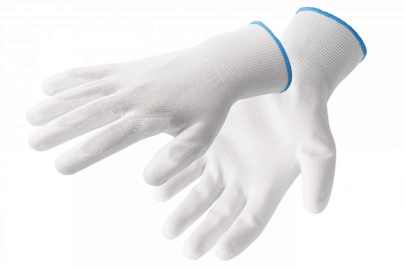 Protective polyurethane gloves, white size 11 1208960694