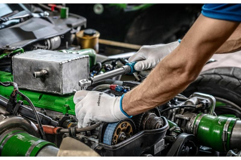 Protective polyurethane gloves, white size 11 1208960694