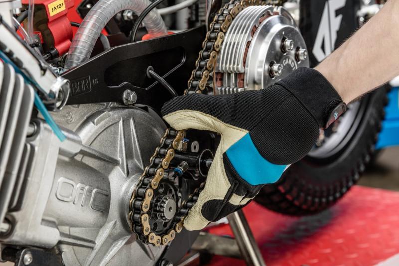 Protective gloves 11" with velcro adjustment 1208960697