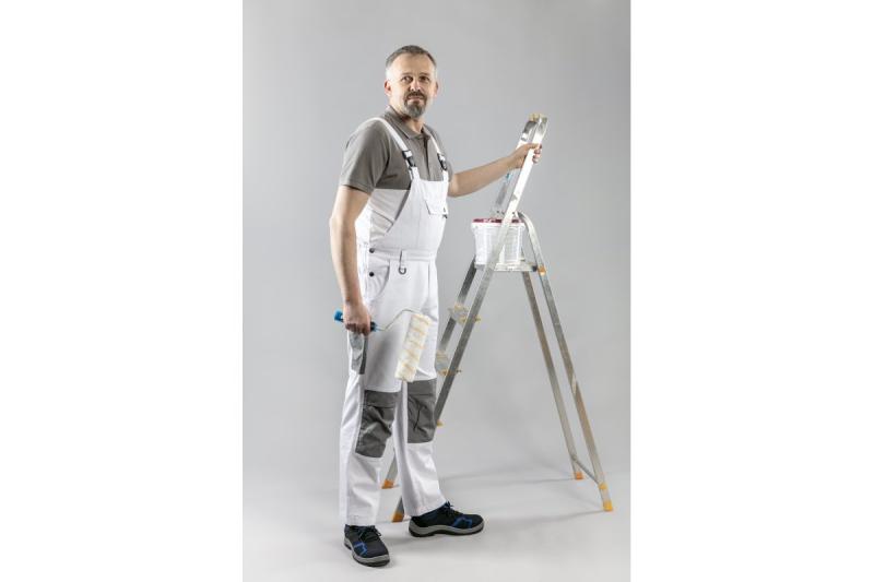 SALM Protective bib trousers white L 1208961134