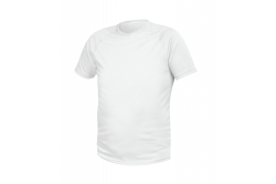 Polyester T-shirt, white, XL 1208961265