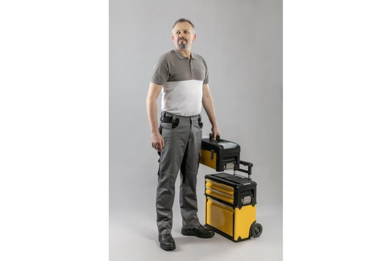 URFT Polo T-shirt white-asphalt S 1208961345