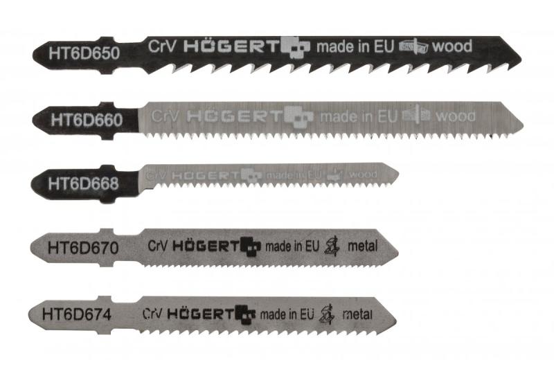 Hoegert Decoupeerzaagbladenset "5 in 1" mix 5-delige blister 1208961828