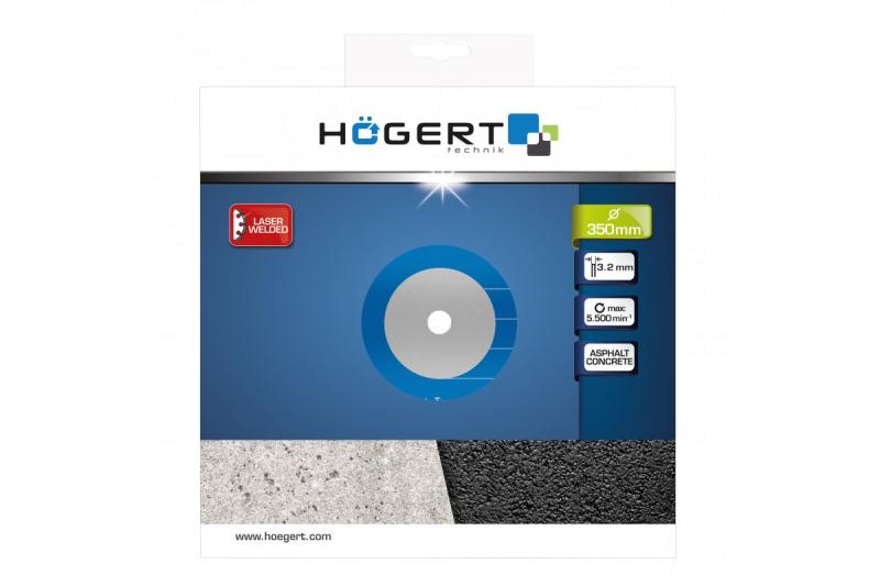 Hoegert Diamantschijf 350 mm voor asfalt 1208961840