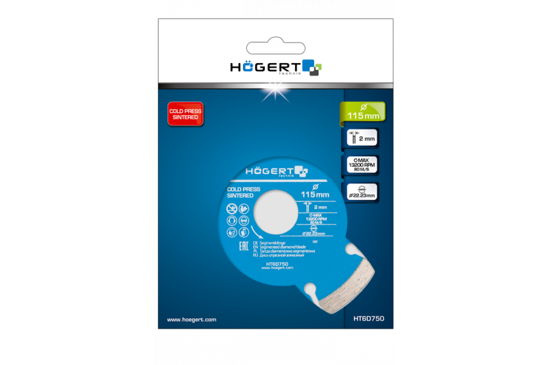 Hoegert Diamantsegment zaagblad 115 1208961841