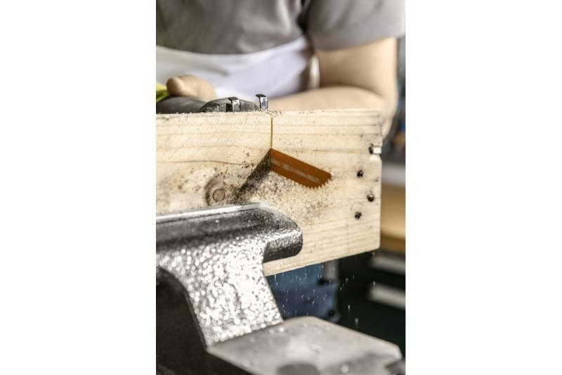 Hoegert 150 mm universeel reciprozaagblad met 6 TPI en 10 TPI tanden per inch (dubbelzijdig blad dat beide kanten op snijdt) 1208961908