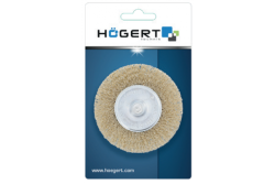 Hoegert Schijfborstel met een pin, 100 mm messing draad van 0,3 mm. 1208961965