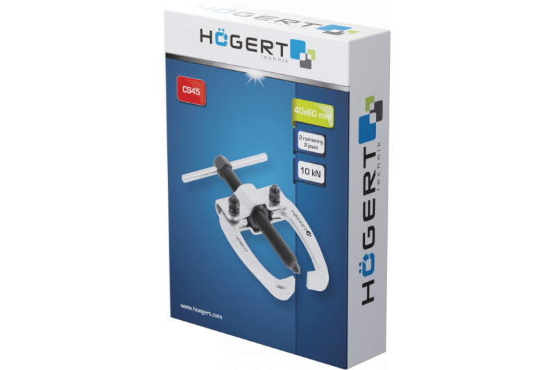 Hoegert Twee-armige kaaktrekker 40 x 60 mm 1208962160