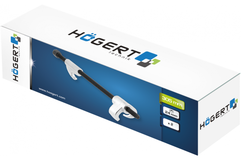 Hoegert Spoelveerklem 305mm 2 stuks 1208962177