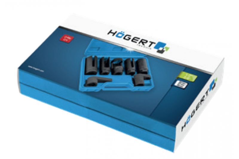 Hoegert Oxygen sensor en brandstofinjectoren sleutelset 7 stuks 1208962209