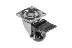 Furniture wheel, Brazylia, black, 35mm (with brake) 1208962379