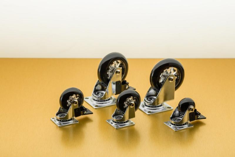 Furniture wheel, Brazylia, black, 35mm (with brake) 1208962379