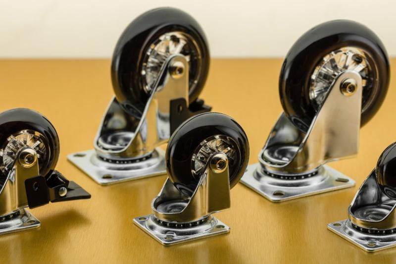 Furniture wheel, Brazylia, black, 50mm (without brake) 1208962385