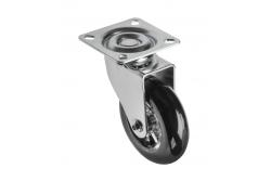 Furniture wheel, Brazylia, black, 75mm (without brake) 1208962389