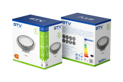 LED LIGHT SOURCE, A-G, AR111, 4000K, G53, 12,5W, DC12V, 120°, 1250lm, grey 1208962613