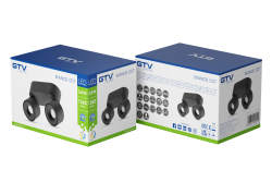 Decor LED armatuur BIANCO CCTt 16W 680lm AC220-240V 50/60 Hz Ra≥80 IP20 36° 2700/3300/4000K okr. zwart. 1208962674