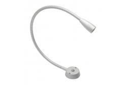 LED lamp BOSTON 2 bed, 12V, LED 1W, warm white, switch on the base, IP20, aluminum 1208962679