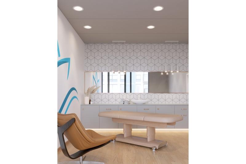 DENVER LED downlight, IP54, 20W, 1800lm, AC176-264V, 50/60Hz, 120°, 4000K, recessed, white 1208962727