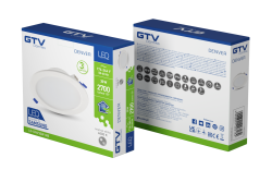 DENVER LED downlight, IP54, 30W, 2700lm, AC176-264V, 50/60Hz, 120°, 4000K, recessed, white 1208962728