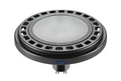 LED light source, ES111, 12W, GU10, 850 lm, AC220-240V, 50-60Hz, 120°, 104mA, 3000K, black, m.w., 65mm 1208962735