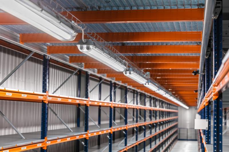 Waterproof fixture HELIOS-LED 136 BIS, T8 LED, G13, AC220-240V, 50/60Hz, IP65, ABS/PS, with wiring for one side power supply LED tubes, gray housing 1208962835