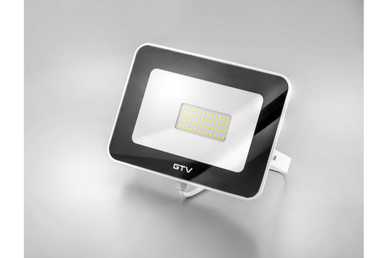 LED floodlight iLUX 10W, 800lm AC220-240V, 50/60 Hz, PF>0,5, RA>80, IP65, 120°, 6400K, white housing 1208962846