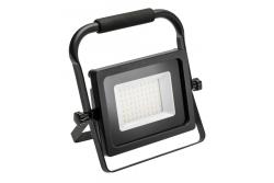 LED floodlight iNEXT (portable) 30W 2400lm, PF>0,9, RA>80, IP65, 120°, 6400K, black body 1208962861