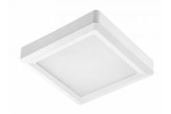 LOUIS LED downlight, IP54, 24W, 1920lm, AC176-264V, 50/60Hz, 120°, 4000K, surface-mounted, square 1208962921