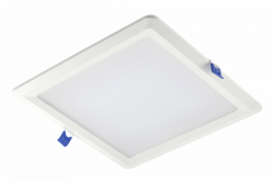 LOUIS LED downlight, IP54, 3W, 240lm, AC176-264V, 50/60Hz, 120°, 4000K, recessed, square 1208962925