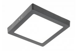 MATIS PLUS LED luminaire, downlight, 19W, black, 4000K, 1520lm, AC220-240V, surface-mounted, IP20, 120° 1208962958