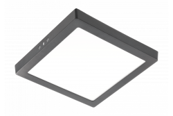 MATIS PLUS LED luminaire, downlight, 24W, black, 4000K, 2000lm, AC220-240V, surface-mounted, IP20, 120° 1208962962