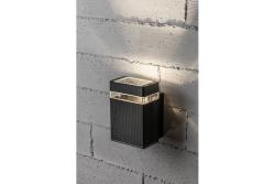 Decor Wandarmatuur één richting NESSA GU10 MAX. 50W IP54 AC220-240V 50/60Hz zwart. 1208963009