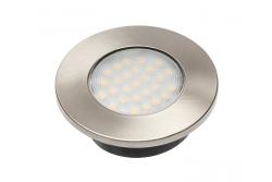 Barri  PLUS LED Set, 3x Recessed Round Luminaire 27 LED 3528SMD, Cold White, 230V, 1.5W 1208963015