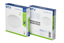 SATURN BIS LED ceiling lamp, Ø375mm, 4000K, 24W, 1920lm, AC220-240V, 50/60 Hz, PF>0,5, IP54, 3y 1208963132