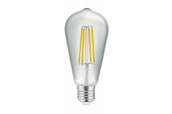 LED light, FILAMENT, ST64, 4000K, E27, 6W,600Im, AC220-240V/ 50-60Hz, RA>80, 360° 1208963176