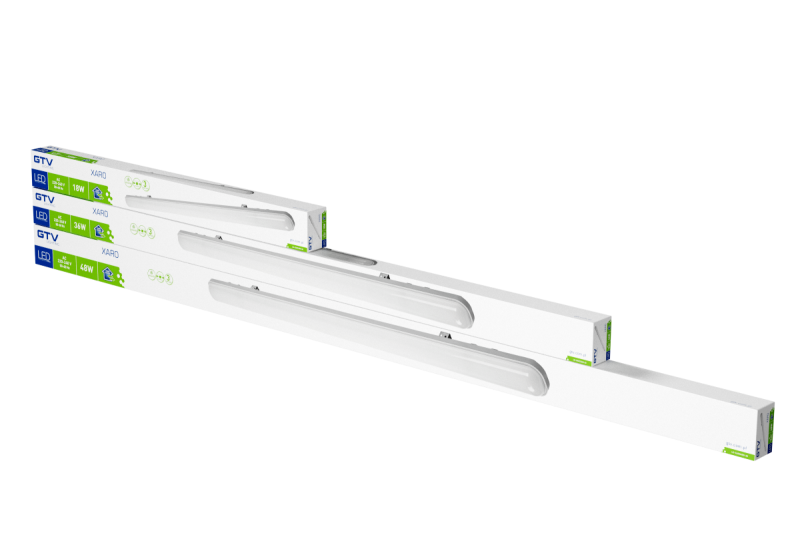 XARO LED airtide lamp, 36W, 4400lm, AC220-240V, 50/60 Hz, PF>0.9, RA>80, IP65, 4000K, 120cm 1208963265