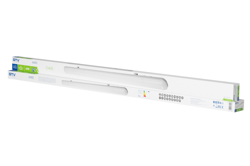 XARO LED airtide lamp, 48W, 5800lm, AC220-240V, 50/60 Hz, PF>0.9, RA>80, IP65, 4000K, 150cm 1208963266