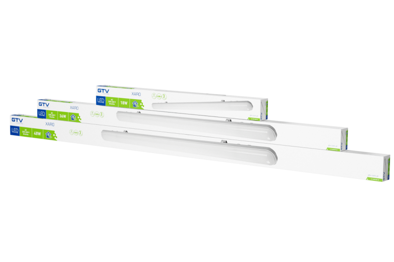 XARO LED airtide lamp, 48W, 5800lm, AC220-240V, 50/60 Hz, PF>0.9, RA>80, IP65, 4000K, 150cm 1208963266