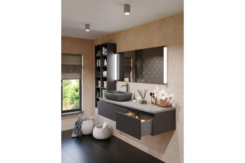 Decor Zita led-armatuur met schakelaar 600mm 15W AC220-240V 50/60Hz 4000K IP44 RA >80 1200lm Wit 1208963291