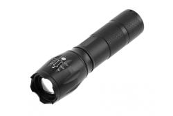 LED flashlight SOS zoom for 3xAAA batteries 1,5 V,5W,300lm,6400K,200m,IP44,black 1208963358