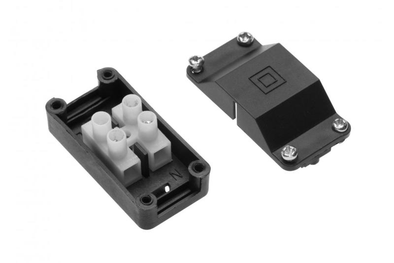 Connection block with an insulating cover for luminaires (2 protection class) 1208963376