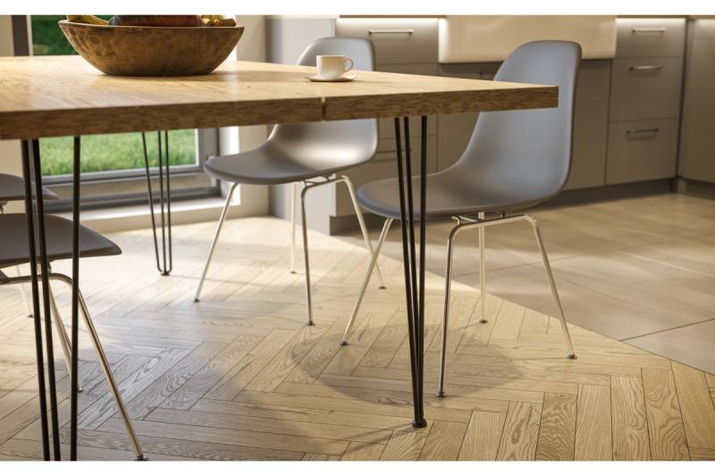 Hairpin ARTO leg with a foot, 2 rods, 10 x 406 mm, black 1208963519