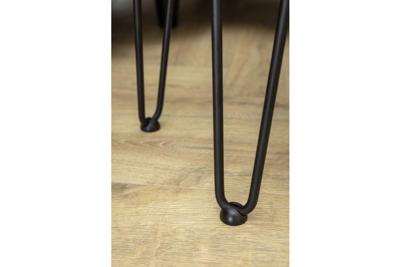 Hairpin ARTO leg with a foot, 2 rods, 10 x 406 mm, black 1208963519