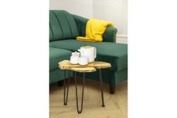 Hairpin ARTO leg with foot, 2 rods, 12 x 711 mm, black 1208963526